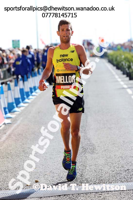Jonny Mellor mens Morrisons Great North Run. Photo: David T. Hewitson/Sports for All Pics